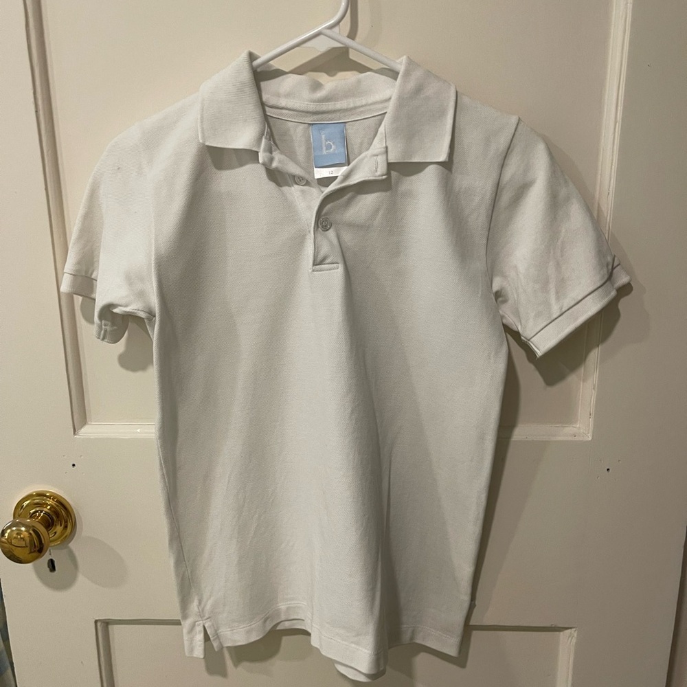 Bella Bliss White Polo Shirt Classic Short Sleeve